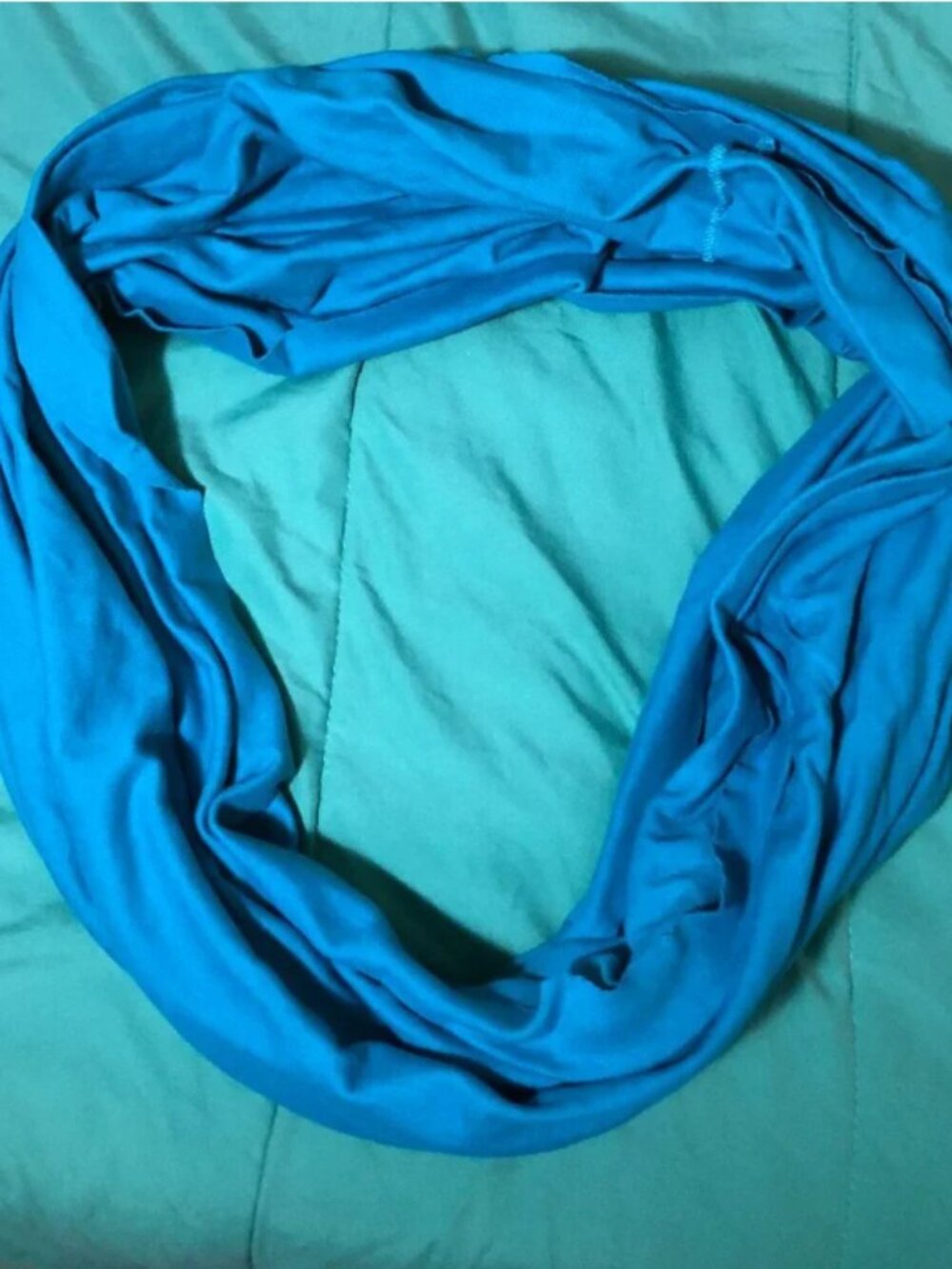 Los Angeles Apparel Teal Circle Scarf